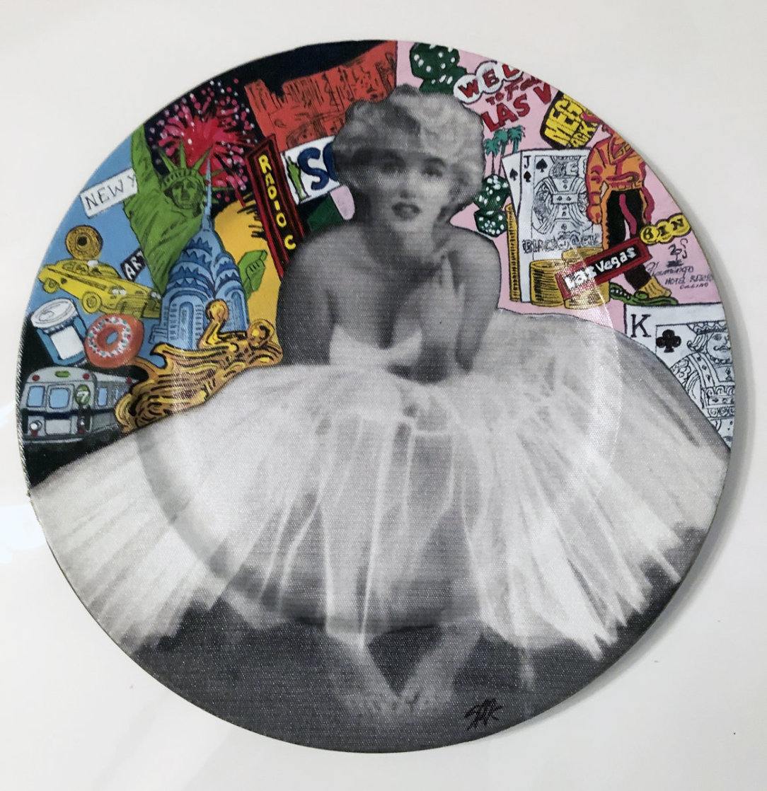 Marilyn Monroe 2005 13x13 Original Painting by Steve Kaufman Marilyn Monroe 2005 13x13 Original Painting by Steve Kaufman