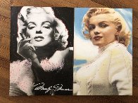 Double Marilyn Unique 2005 29x40 Original Painting by Steve Kaufman - 1 Double Marilyn Unique 2005 29x40 Original Painting by Steve Kaufman - 1
