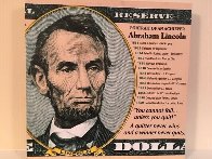 Portrait of an Achiever AP Abraham Lincoln Limited Edition Print by Steve Kaufman - 1 Portrait of an Achiever AP Abraham Lincoln Limited Edition Print by Steve Kaufman - 1