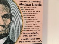 Portrait of an Achiever AP Abraham Lincoln Limited Edition Print by Steve Kaufman - 2 Portrait of an Achiever AP Abraham Lincoln Limited Edition Print by Steve Kaufman - 2