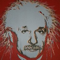Einstein: Homage to Genius Series 1996 Embellished Limited Edition Print by Steve Kaufman - 0