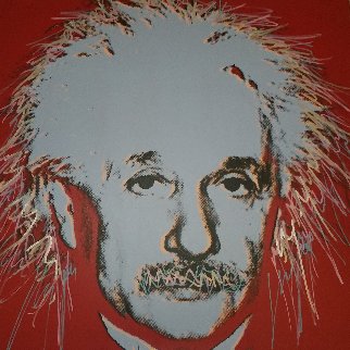 Einstein: Homage to Genius Series 1996 Embellished Limited Edition Print - Steve Kaufman
