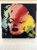 Mini Marilyn 2 (Blue) AP Embellished Limited Edition Print by Steve Kaufman - 2 Mini Marilyn 2 (Blue) AP Embellished Limited Edition Print by Steve Kaufman - 2