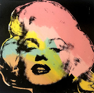 Mini Marilyn 3 (Midnight) AP 1995 Embellished Limited Edition Print - Steve Kaufman Mini Marilyn 3 (Midnight) AP 1995 Embellished Limited Edition Print - Steve Kaufman