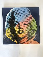 Mini Marilyn 9 (Blue) Embellished Limited Edition Print by Steve Kaufman - 1 Mini Marilyn 9 (Blue) Embellished Limited Edition Print by Steve Kaufman - 1