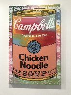 Campbells Soup II Chicken Noodle AP Embellished Limited Edition Print by Steve Kaufman - 1 Campbells Soup II Chicken Noodle AP Embellished Limited Edition Print by Steve Kaufman - 1