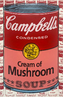 Campbells Soup I Cream of Mushroom AP Limited Edition Print - Steve Kaufman Campbells Soup I Cream of Mushroom AP Limited Edition Print - Steve Kaufman