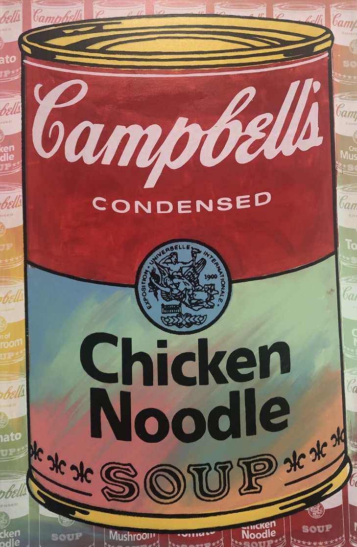 Campbells Soup II Chicken Noodle AP Limited Edition Print by Steve Kaufman Campbells Soup II Chicken Noodle AP Limited Edition Print by Steve Kaufman