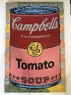 Campbells Soup II Tomato Embellished Limited Edition Print by Steve Kaufman - 1 Campbells Soup II Tomato Embellished Limited Edition Print by Steve Kaufman - 1