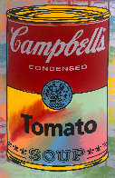 Campbells Soup II Tomato AP Embellished Limited Edition Print by Steve Kaufman - 0 Campbells Soup II Tomato AP Embellished Limited Edition Print by Steve Kaufman - 0