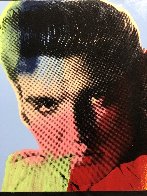 Elvis I Blue Embellished Limited Edition Print by Steve Kaufman - 3 Elvis I Blue Embellished Limited Edition Print by Steve Kaufman - 3