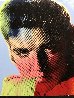 Elvis I Blue Embellished Limited Edition Print by Steve Kaufman - 3 Elvis I Blue Embellished Limited Edition Print by Steve Kaufman - 3