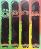 Cuatro Cubanos (Multi-Color) Embellished Limited Edition Print by Steve Kaufman - 0 Cuatro Cubanos (Multi-Color) Embellished Limited Edition Print by Steve Kaufman - 0