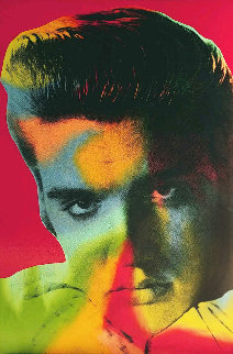 Elvis in Red 1996 Limited Edition Print - Steve Kaufman Elvis in Red 1996 Limited Edition Print - Steve Kaufman