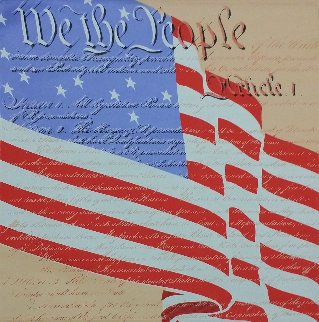 We the People 2002 Limited Edition Print - Steve Kaufman We the People 2002 Limited Edition Print - Steve Kaufman