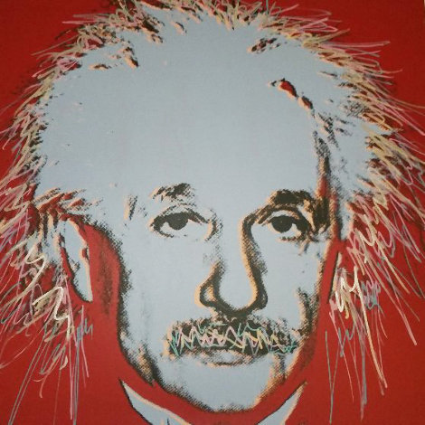 Einstein 44x35 Huge Limited Edition Print - Steve Kaufman
