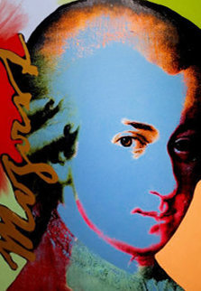 Homage to Genius: Mozart Limited Edition Print - Steve Kaufman Homage to Genius: Mozart Limited Edition Print - Steve Kaufman
