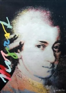 Homage to Genius: Mozart Limited Edition Print - Steve Kaufman Homage to Genius: Mozart Limited Edition Print - Steve Kaufman