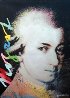 Homage to Genius: Mozart Limited Edition Print by Steve Kaufman - 0