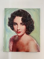 Liz Taylor, Evening Out Unique 2008 25x30 Embellished Limited Edition Print by Steve Kaufman - 1