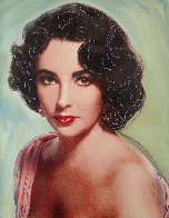 Liz Taylor, Evening Out Unique 2008 25x30 Embellished Limited Edition Print by Steve Kaufman - 0