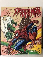 Spiderman 17x20 HS by Stan Lee Limited Edition Print by Steve Kaufman - 1 Spiderman 17x20 HS by Stan Lee Limited Edition Print by Steve Kaufman - 1