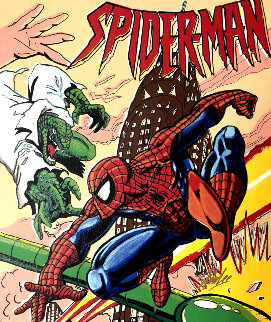 Spiderman 17x20 HS by Stan Lee Limited Edition Print - Steve Kaufman