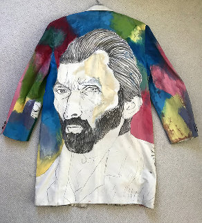 Hand Painted Jacket of Van Gogh “Guernica” Original Original Painting - Steve Kaufman Hand Painted Jacket of Van Gogh “Guernica” Original Original Painting - Steve Kaufman