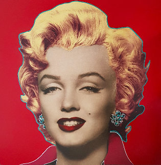 Set of 3 Marilyn: Icon - Embellished Limited Edition Print - Steve Kaufman Set of 3 Marilyn: Icon - Embellished Limited Edition Print - Steve Kaufman
