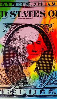 Buck Stops Here 1990 46x27 Limited Edition Print - Steve Kaufman Buck Stops Here 1990 46x27 Limited Edition Print - Steve Kaufman