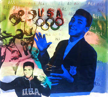 Ali Olympic AP 1996, HS Muhammad Ali Limited Edition Print - Steve Kaufman Ali Olympic AP 1996, HS Muhammad Ali Limited Edition Print - Steve Kaufman