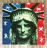 Lady Liberty Head 2004  Canvas Limited Edition Print by Steve Kaufman - 1