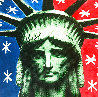 Lady Liberty Head 2004  Canvas Limited Edition Print by Steve Kaufman - 0