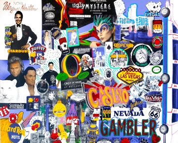 I Love Las Vegas Limited Edition Print - Steve Kaufman I Love Las Vegas Limited Edition Print - Steve Kaufman
