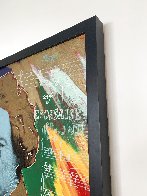 Beethoven (Gold) Unique 1996 36x36 Original Painting by Steve Kaufman - 3 Beethoven (Gold) Unique 1996 36x36 Original Painting by Steve Kaufman - 3