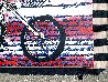 Freedom to Ride 1998 Unique 28x45 - Huge Original Painting by Steve Kaufman - 6