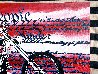 Freedom to Ride 1998 Unique 28x45 - Huge Original Painting by Steve Kaufman - 4