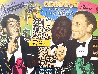 Rat Pack At the Sands 30x39 Huge Limited Edition Print by Steve Kaufman - 0