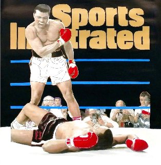 Muhammad Ali - Sports Illustrated Cover Unique 1995 48x40 HS Original Painting - Steve Kaufman Muhammad Ali - Sports Illustrated Cover Unique 1995 48x40 HS Original Painting - Steve Kaufman