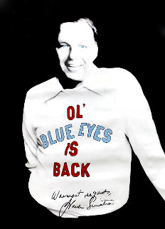 Sinatra - Ol Blue Eyes Unique 1995 50x36 Original Painting - Steve Kaufman Sinatra - Ol Blue Eyes Unique 1995 50x36 Original Painting - Steve Kaufman