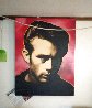 James Dean Red State Embellished Original Painting by Steve Kaufman - 4