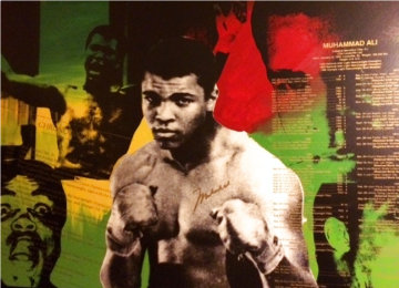 Greatest: Muhammad Ali Series II 1996 Hand Embellishment Limited Edition Print - Steve Kaufman