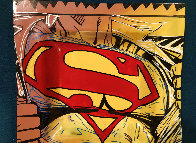 Superman Unique 10x10 Original Painting by Steve Kaufman - 1