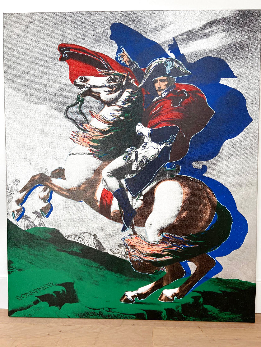 Napoleon State I (Silver) AP 1980 - Huge Limited Edition Print by Steve Kaufman