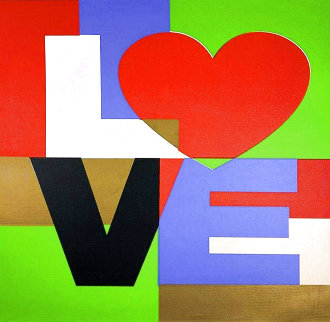 Love Give Kids a Break Proof 2005 Embellished Limited Edition Print - Steve Kaufman