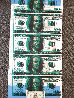 Five $100 Bills ( Blurred Effect ) Unique 1998 Other by Steve Kaufman - 1