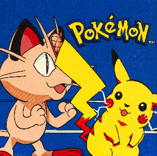Pokemon 1998 20x20  Original Painting - Steve Kaufman