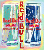 Red Bull Sugar Free and Energy Drink 2006 36x32 Original Painting by Steve Kaufman - 0