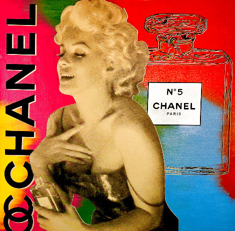 Chanel Marilyn (State 1-Flesh) GKAB 2006 Embellished Limited Edition Print - Steve Kaufman