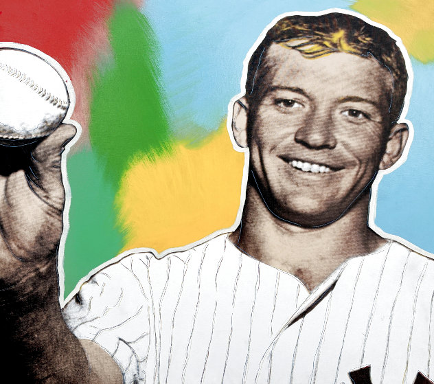 Mickey Mantle - Huge Limited Edition Print by Steve Kaufman